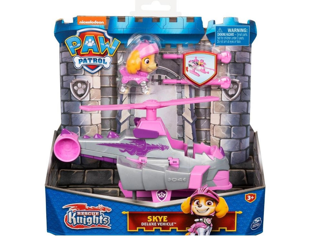 Paw Patrol Rescue Knights Hero Pups - Skye med bil