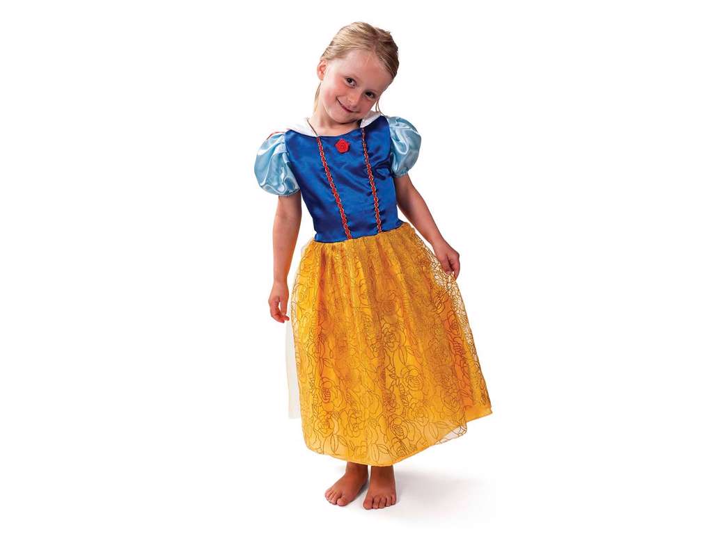 Snehvide kjole 4-7år