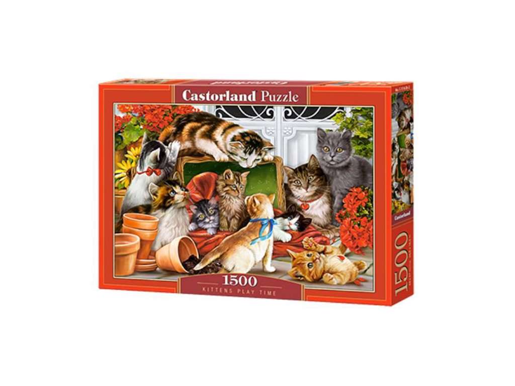 Kattekillinger puslespil med 1500 brikker fra Castorland
