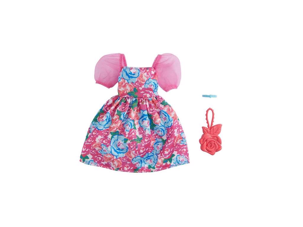 Barbie dukketøj blomsterkjole