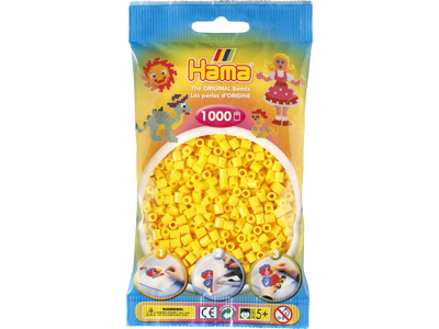 1000stk. Hama Midi gul 207-03