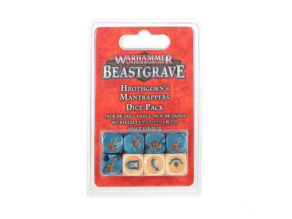 Warhammer Underworlds Beastgrave Dice Pack Hrothgorn's Mantrappers