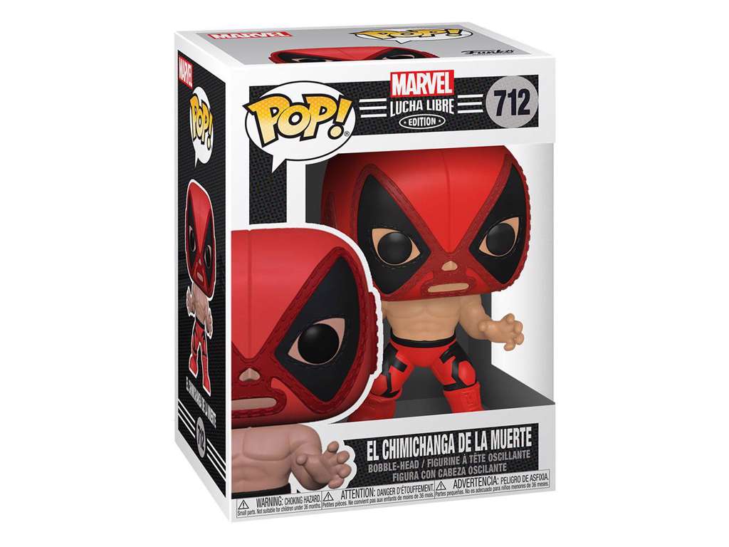 Marvel Luchadores POP! Vinyl Figure Deadpool 9 cm