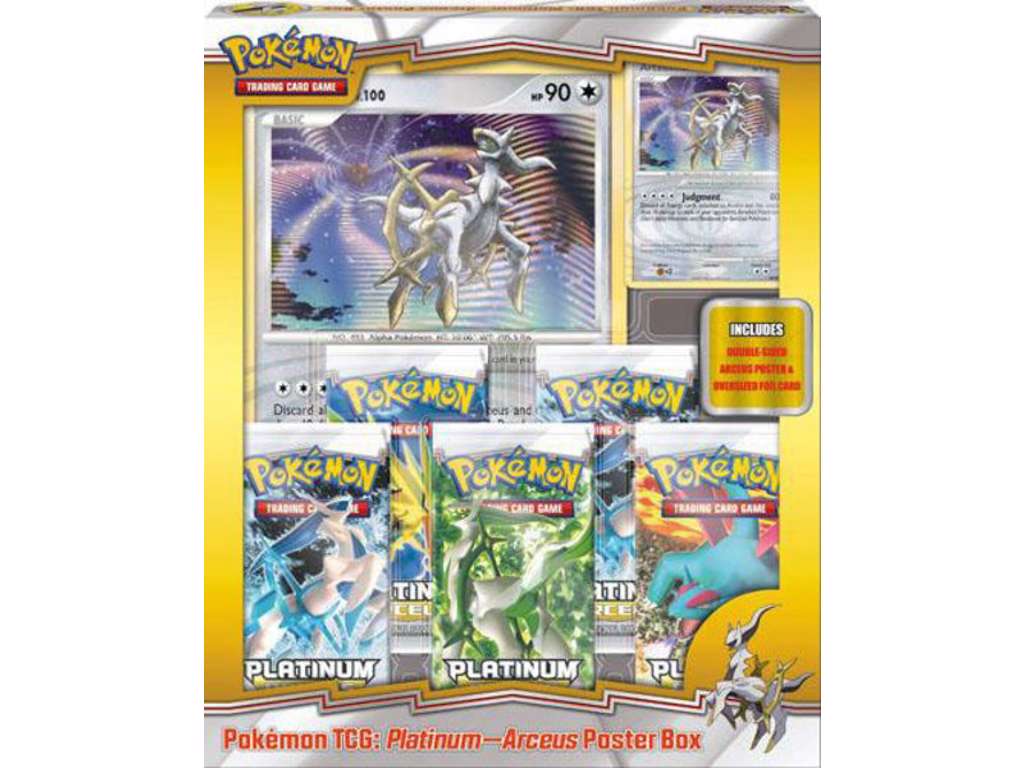 Pokémon Arceus mega plakat booster boks
