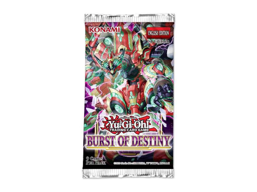 Yu-gi-oh! Burst of Destiny booster pakke
