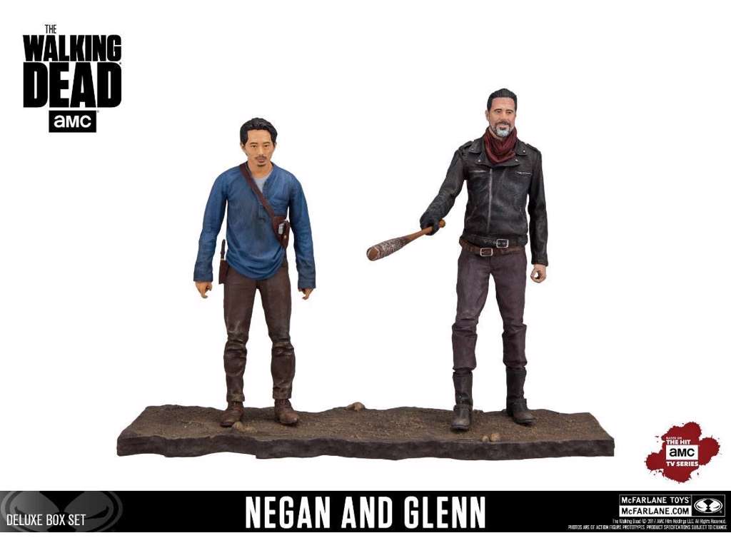 The Walking Dead action figure 2-pak af Negan & Glenn på 13 cm