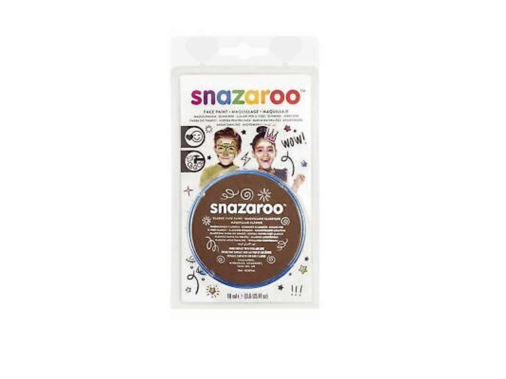 Snazaroo Lys Brun ansigtsmaling - 18 ml