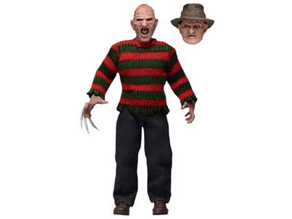 A Nightmare on Elm Street 2 retro action figur af Freddy Krueger på 20 cm fra NECA