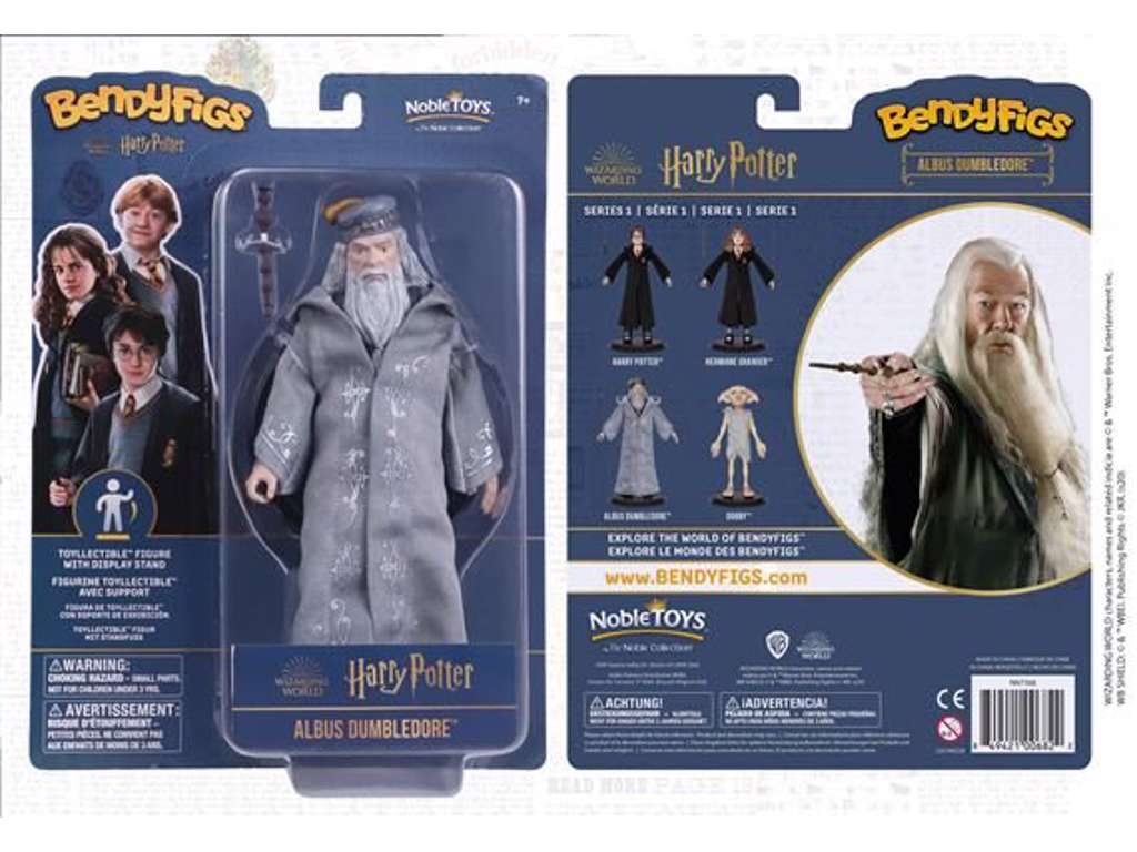 Bøjelig figur af Albus Dumbledore på 19 cm fra Harry Potter