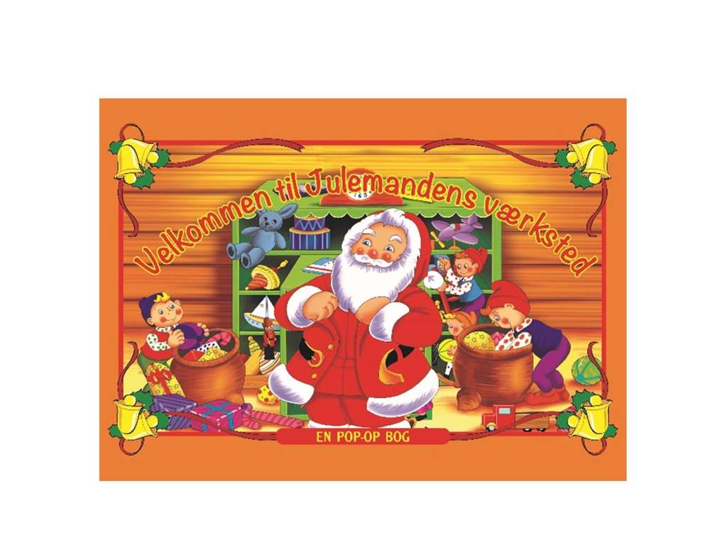 Velkommen til Julemandens Værksted  - pop up bog