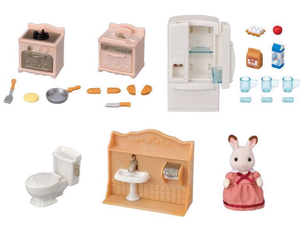 Starter indretningssæt til Sylvanian Families