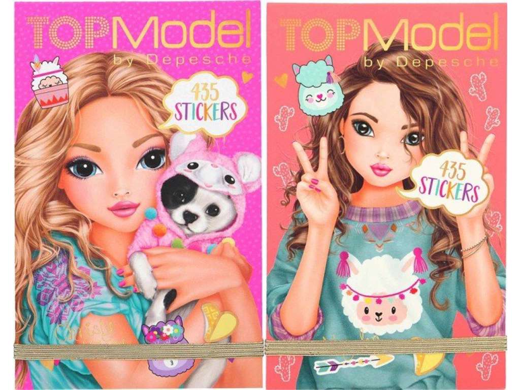 Top Model Klistermærke hæfte