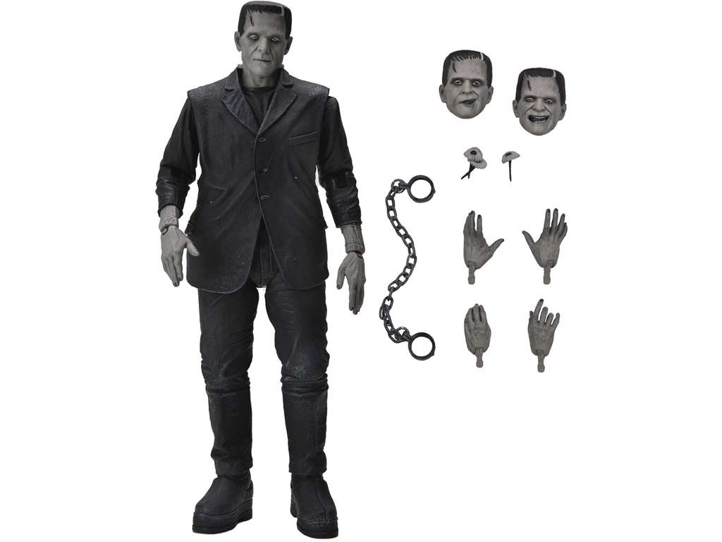 Universal Monsters action figur af Ultimate Frankenstein's Monster (Black & White) på 18 cm