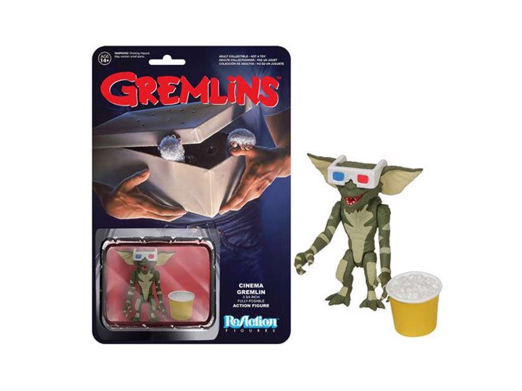Gremlins "ReAction" action figur biograf gremlin 8 cm fra Funko
