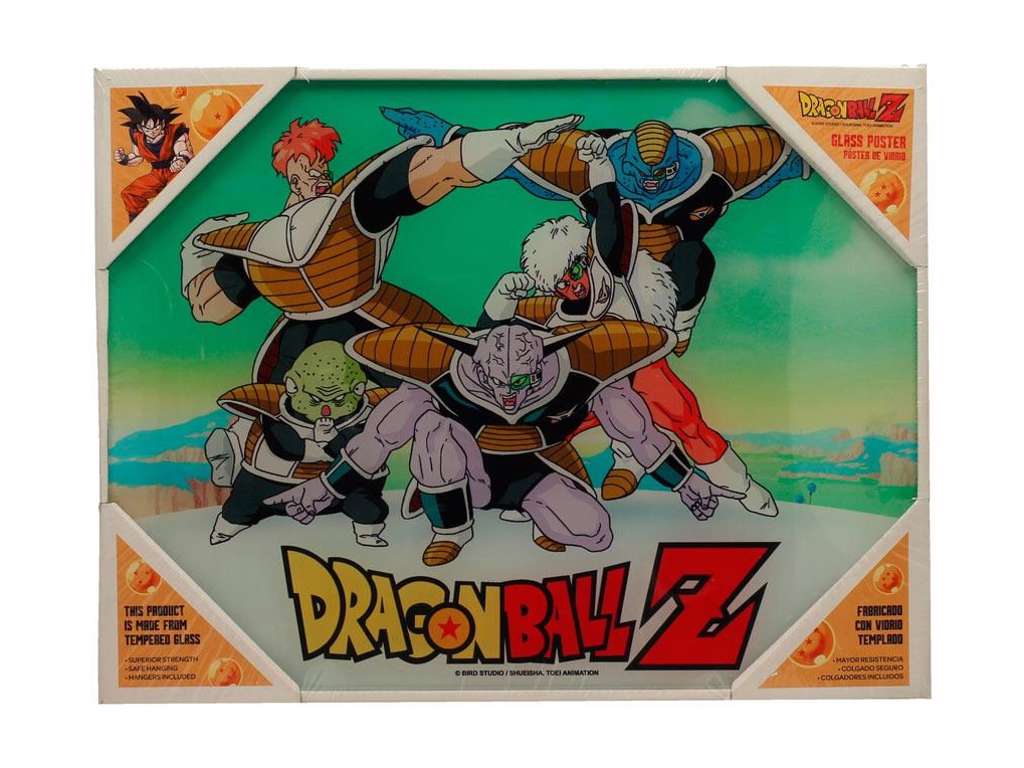 Dragon Ball Z glas plakat med Special Forces på 30 x 40 cm