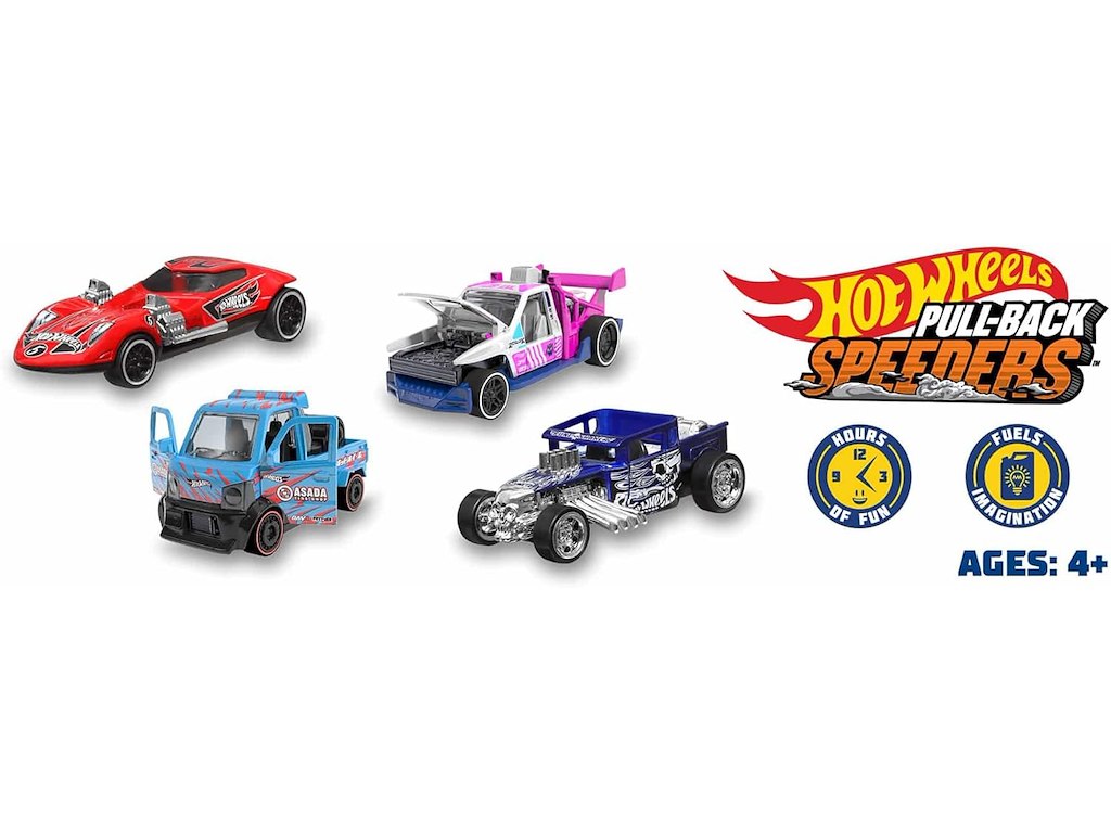 Hot Wheels Pull-Backs 1:43