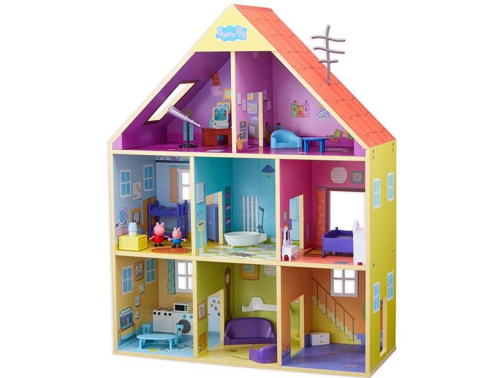 Gurli Gris dukkehus af træ