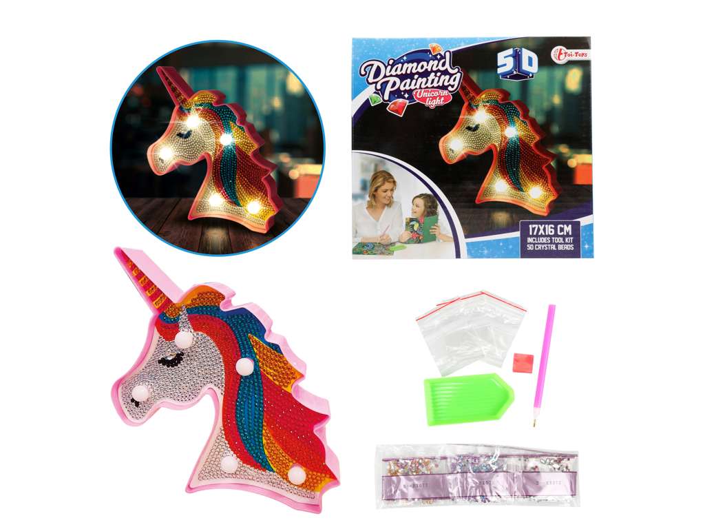 Diamond painting -Lamp Unicorn-