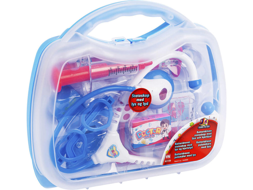 3-2-6 DOKTOR sæt m. stetoskop