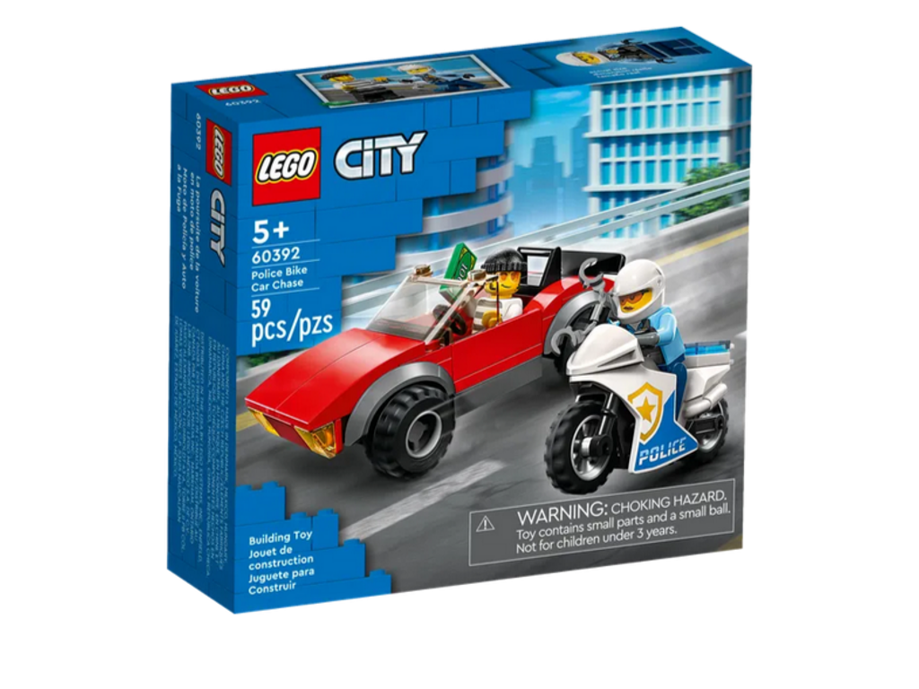 LEGO City Police - Politimotorcykel på biljagt - 60392