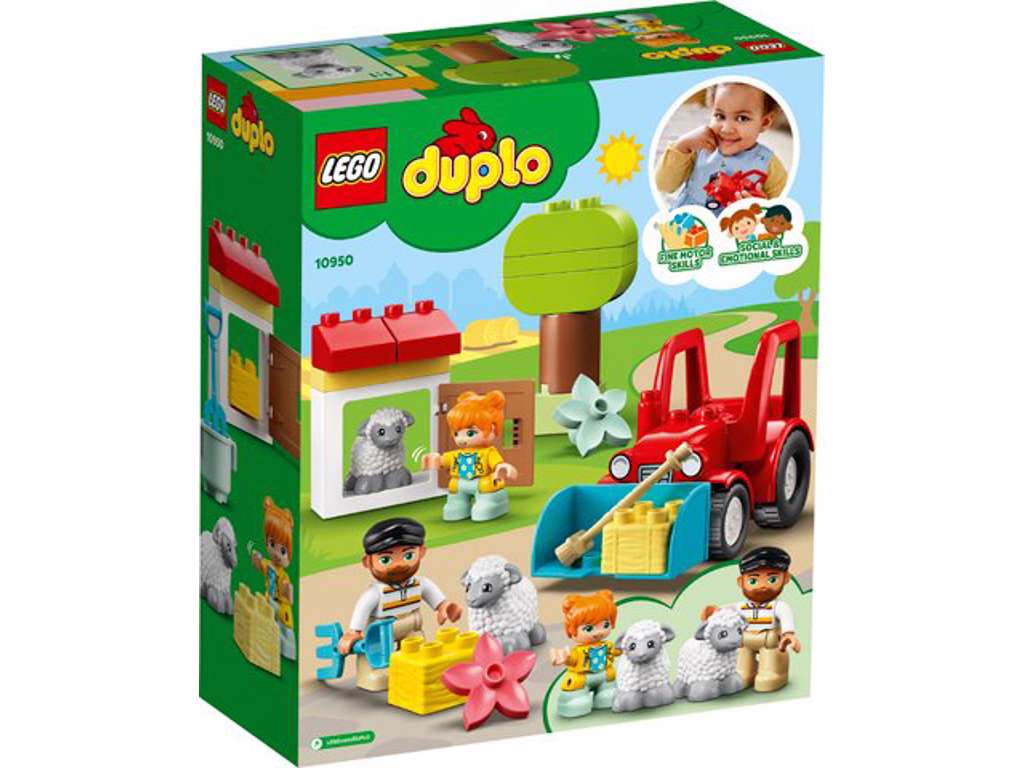 LEGO DUPLO Town - Traktor og pasning af bondegårdsdyr - 10950