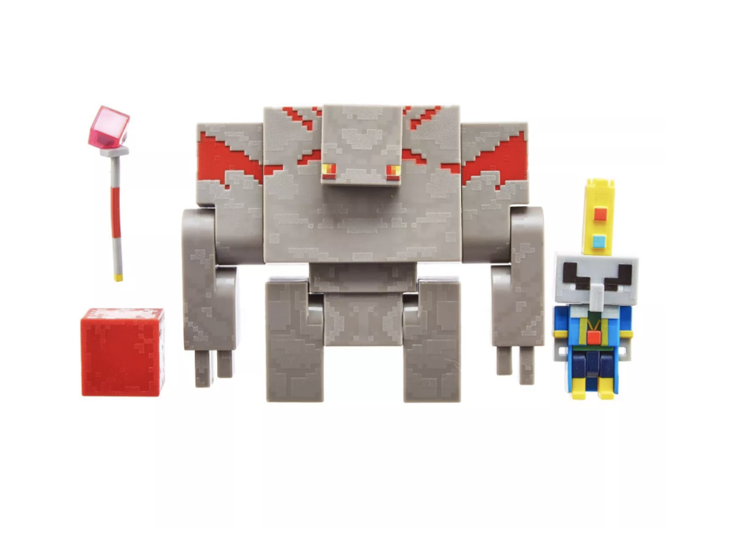 Minecraft Dungeons 2 pak figure af Arch Illager og Redstone Golem