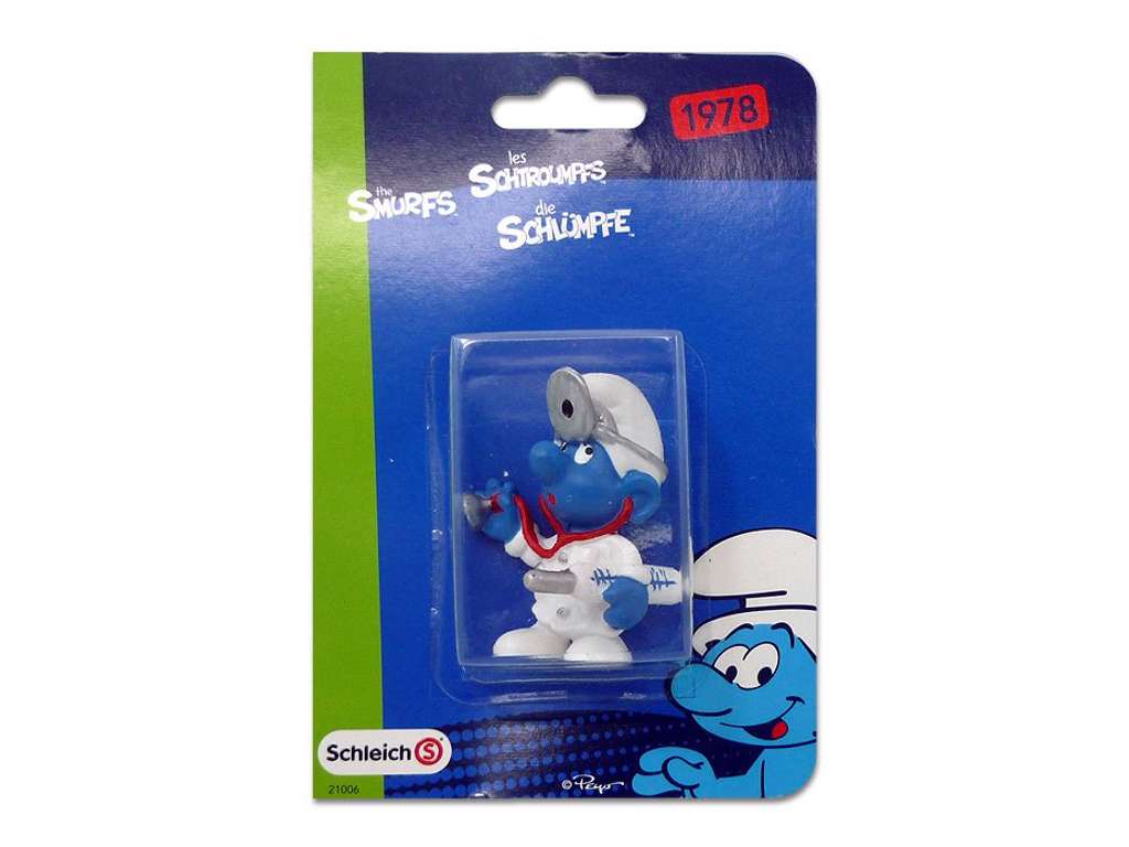 Klassisk 1978 Doktor Smølf fra Schleich