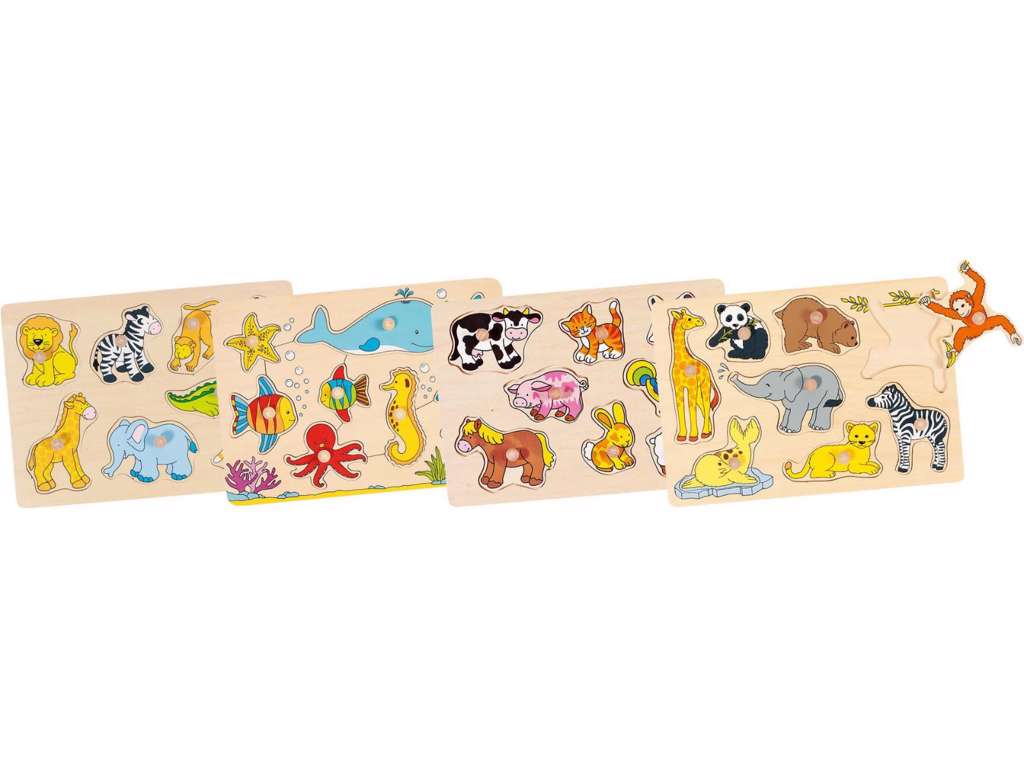 Træpuslespil med 8 brikker