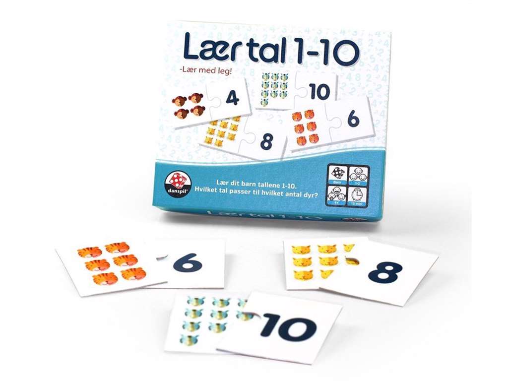 Lær tal 1-10 fra Danspil