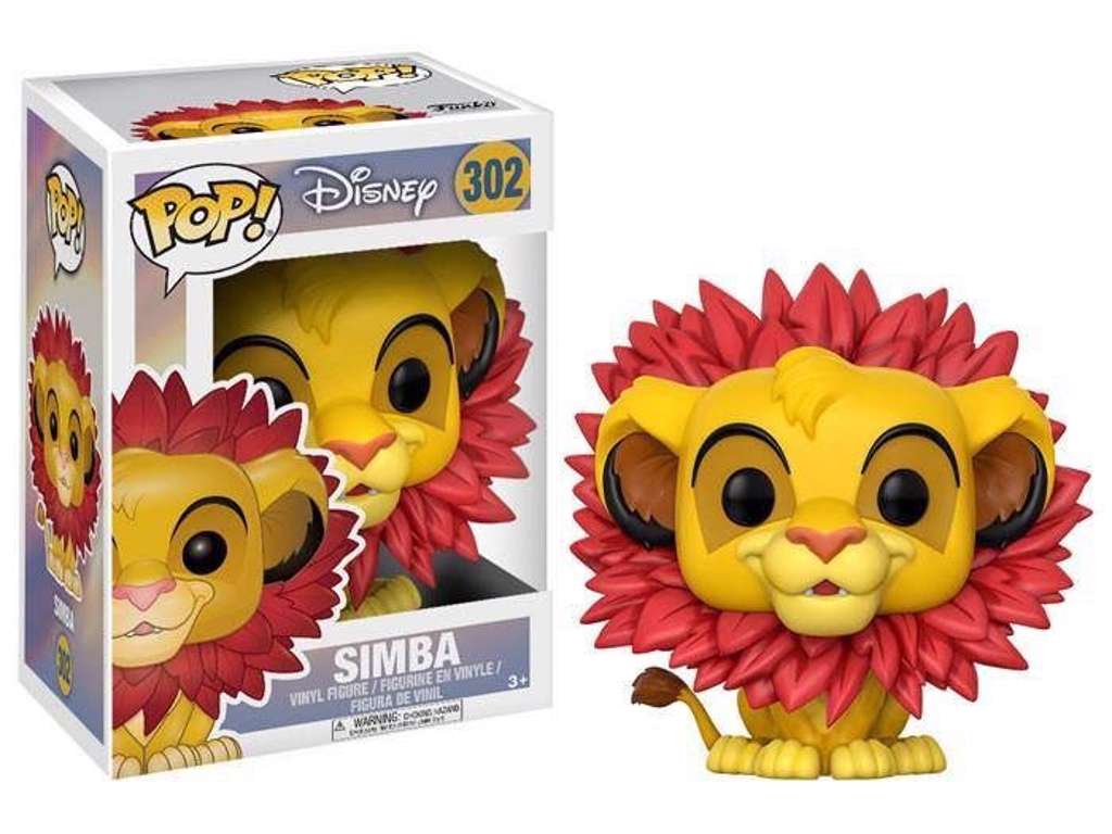 The Lion King POP! vinyl figur af Simba Leaf Mane på 9 cm