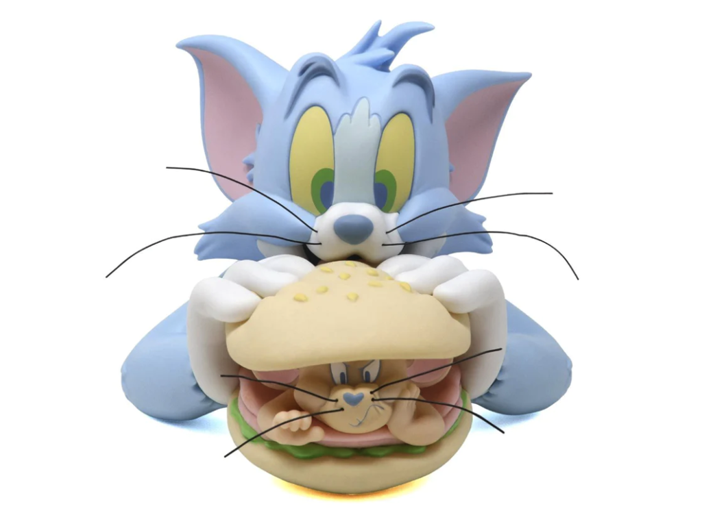Tom and Jerry: Exclusive Tom and Jerry Burger Vinyl Bust Lagoon Blue Version
