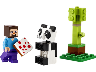 LEGO Minecraft Steve og pandaunge - 6+ år - 30672
