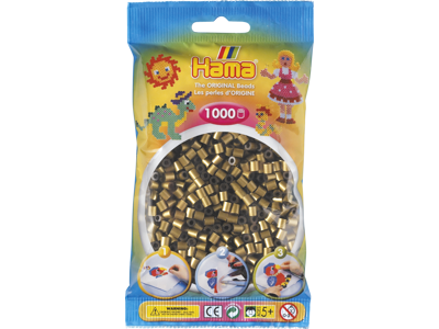 1000stk. Hama Midi bronze 207-63