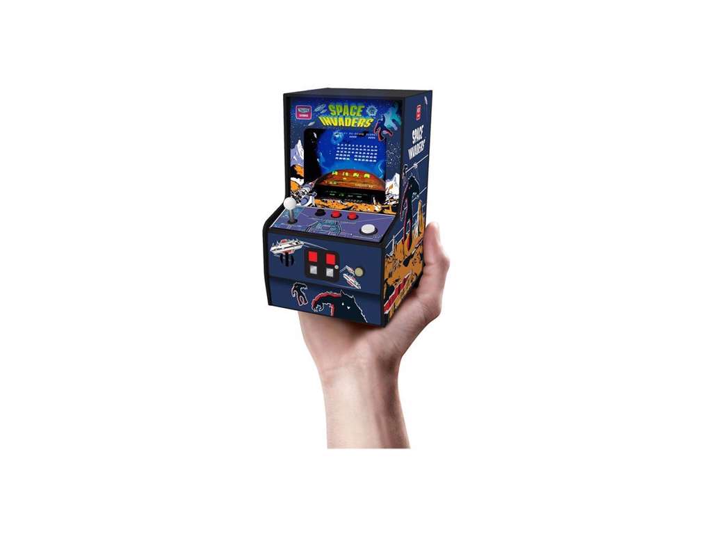 Space Invaders arkade maskine på 18 cm