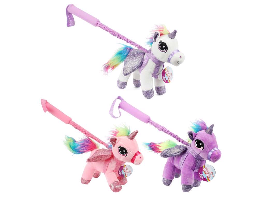 Enhjørninge bamse med seletøj