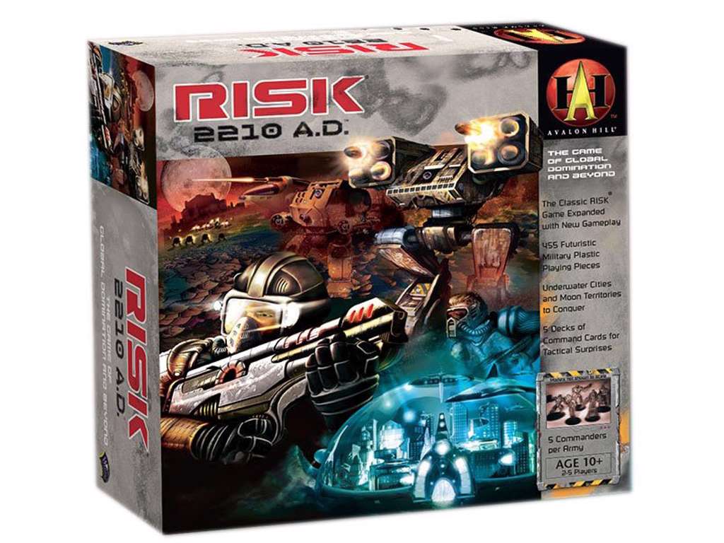 Avalon Hill Board Game Risk 2210 AD Resized english