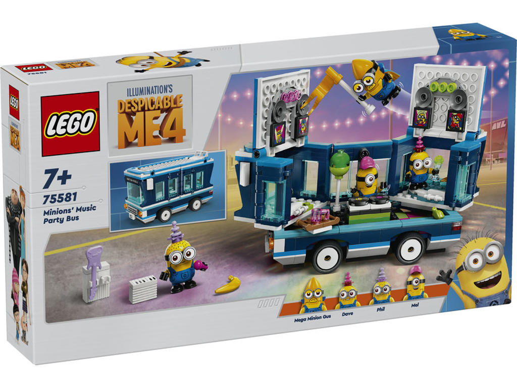 LEGO PT IP 2 2024 Orange - Minions-partybus - 75581