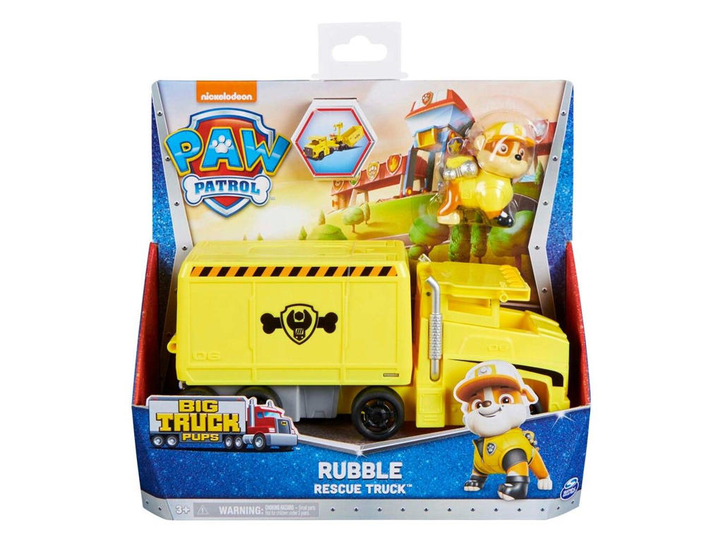Paw Patrol Big Truck Hero - Rubble med bil