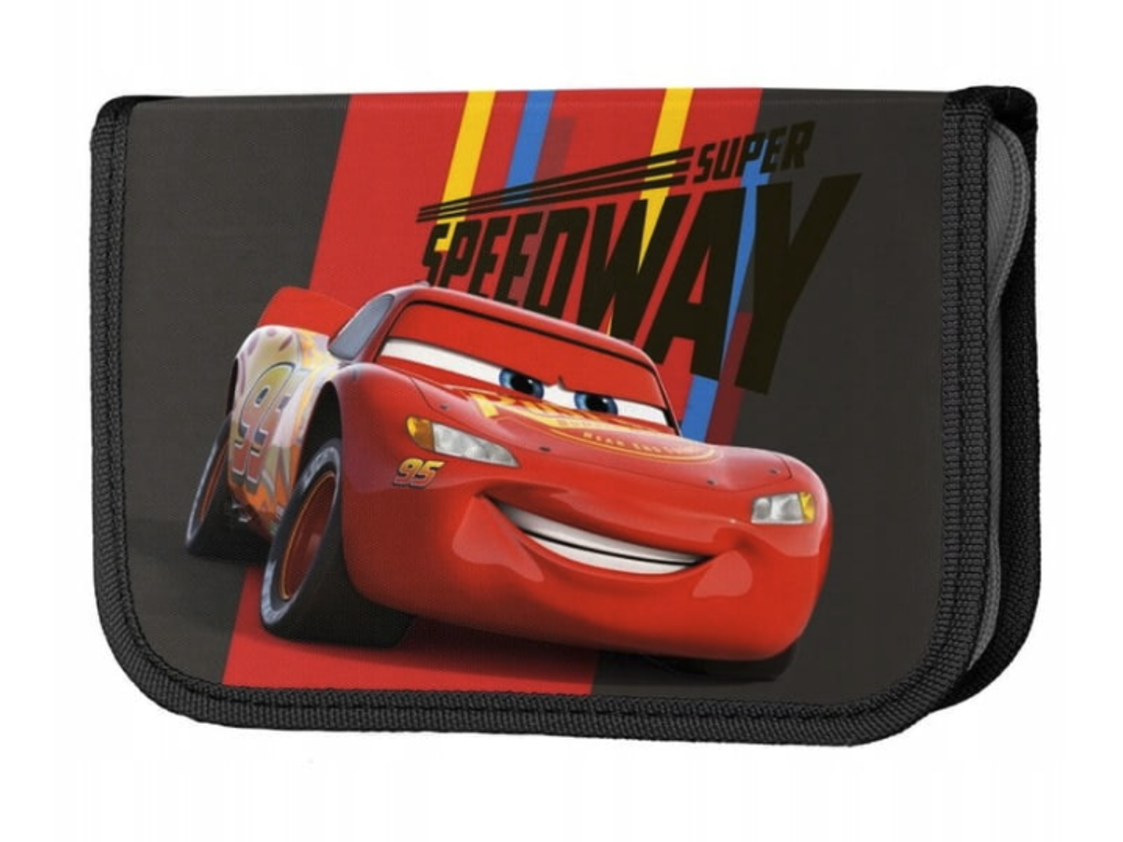 Penalhus m/Indhold 20x13x4 - Cars