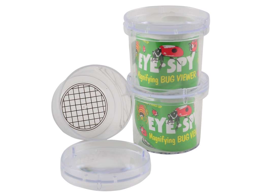 Insektglas med lup på 6 cm