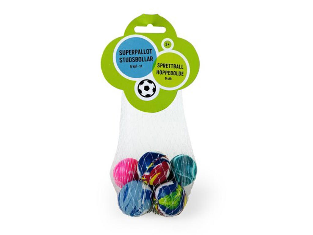 SPRING SUMMER Hoppebolde 3,5cm 6pak