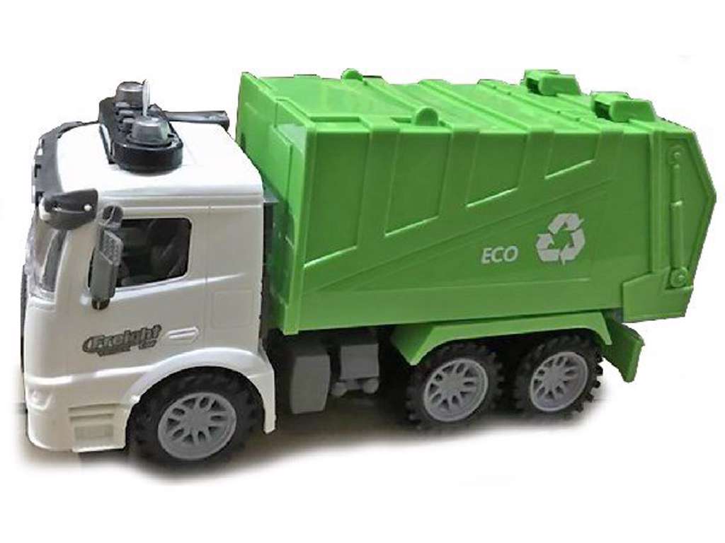 Skraldebil med lys og lyd 1:14