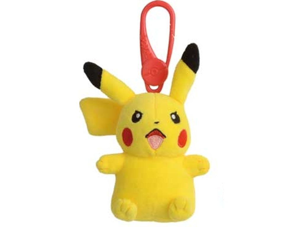 Pikachu Pokemon bamse med karabin - 9 cm