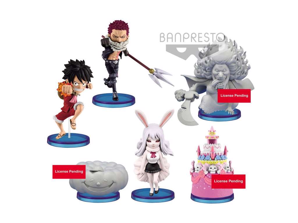 One Piece WCF ChiBi figur på 7 cm Hall Cake Island Vol. 3