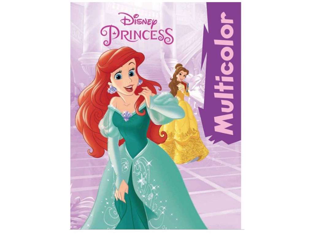 Disney prinsesse malebog 2 fra multicolor på 16 sider