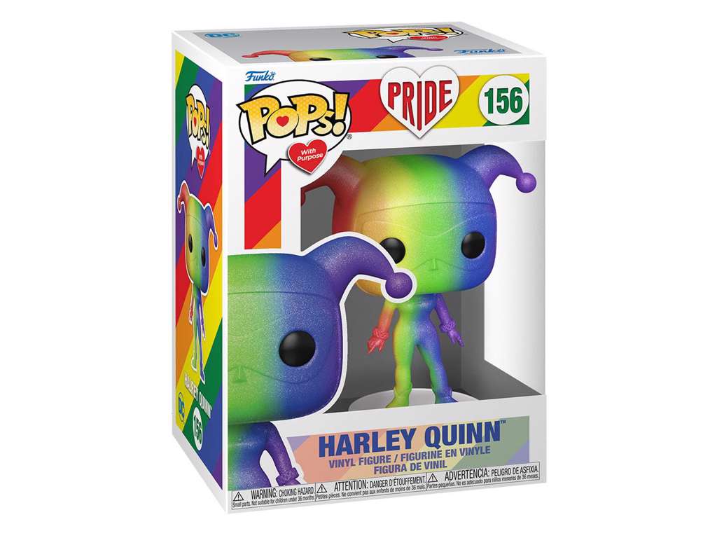 Pride 2022 DC Comics POP! Heroes Vinyl Figure Harley Quinn 9 cm