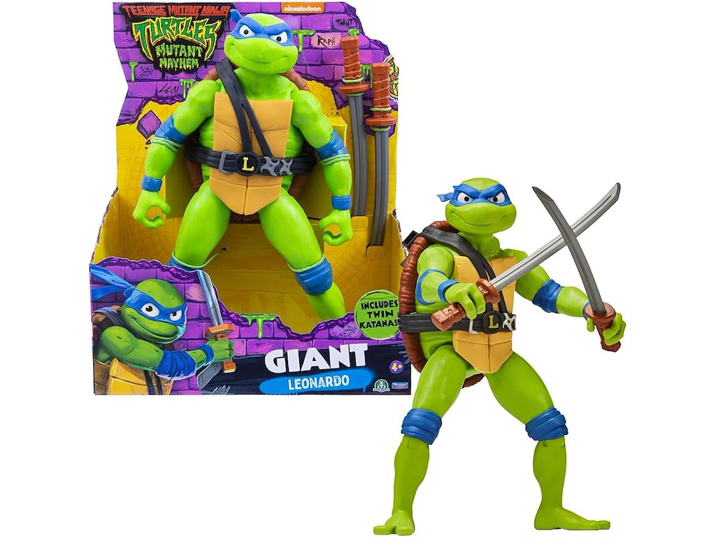 Teenage Mutant Ninja Turtles: Mutant Mayhem Giant Movie 30 cm – Leonardo