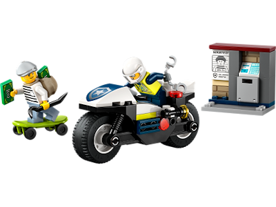 Politimotorcykel på forbryderjagt - 60455 - LEGO City Police