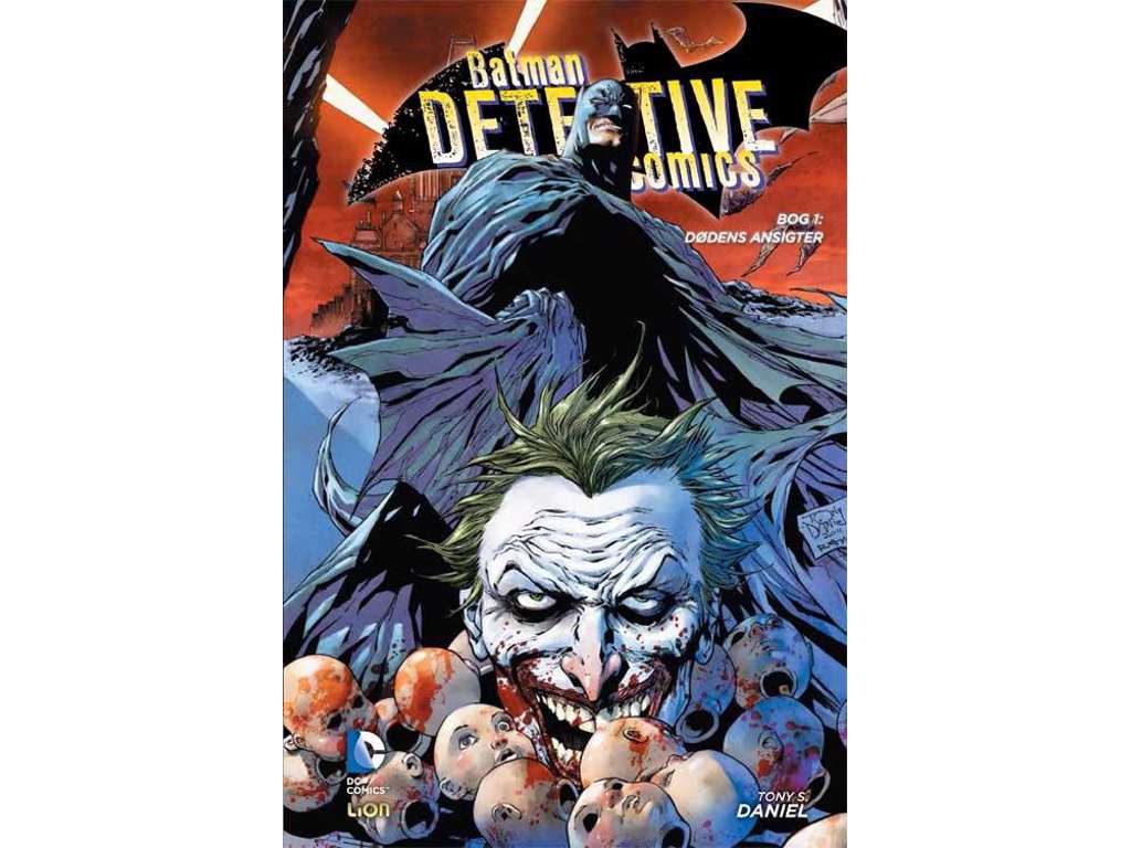 Batman Detective Comics bog 1: Dødens ansigt - dansk deluxe tegneserie