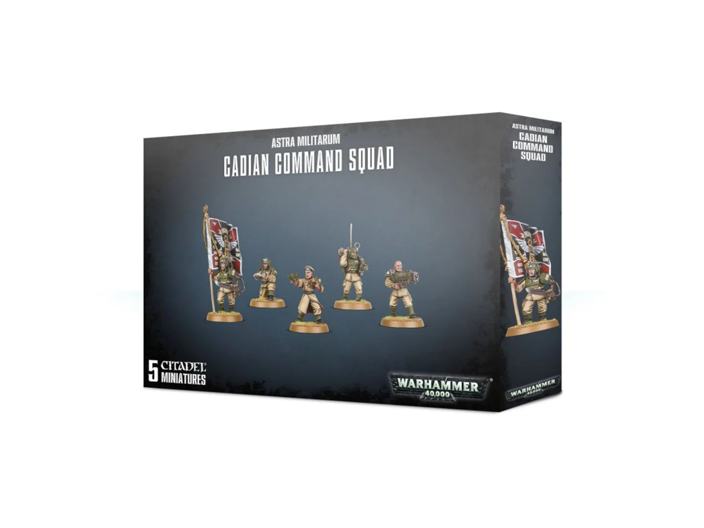 Astra Militarum Cadian Command Squad - Warhammer 40.000
